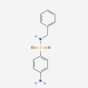 4-Amino-N-benzylbenzenesulfonamide chemical structure (CAS 1709-54-2)