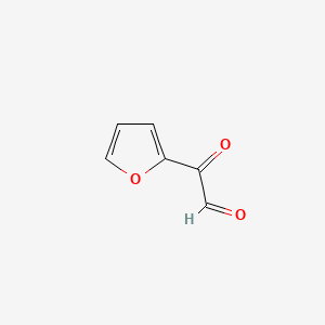 2-(Furan-2-yl)-2-oxoacetaldehyde chemical structure (CAS 17090-71-0)