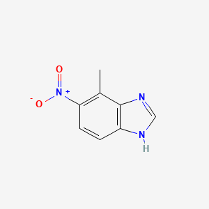 4-Methyl-5-nitrobenzimidazole chemical structure (CAS 170918-28-2)