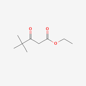 Ethyl 4,4-dimethyl-3-oxopentanoate chemical structure (CAS 17094-34-7)