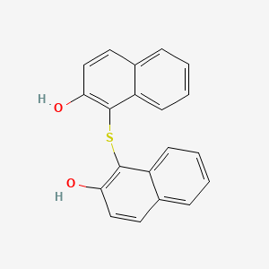 1,1'-Thiobis(naphthalen-2-ol) chemical structure (CAS 17096-15-0)
