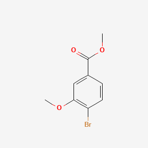 Methyl 4-bromo-3-methoxybenzoate chemical structure (CAS 17100-63-9)