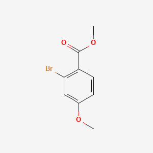 Methyl 2-bromo-4-methoxybenzoate chemical structure (CAS 17100-65-1)
