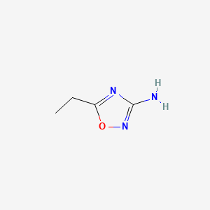 5-Ethyl-1,2,4-oxadiazol-3-amine chemical structure (CAS 171006-96-5)