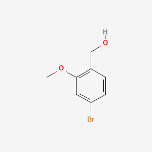 4-Bromo-2-methoxybenzyl alcohol chemical structure (CAS 17102-63-5)