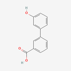 3'-Hydroxy-[1,1'-biphenyl]-3-carboxylic acid chemical structure (CAS 171047-01-1)