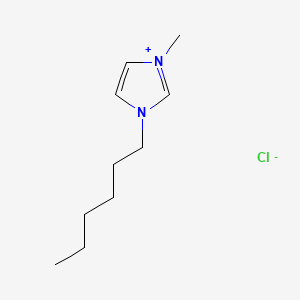 1-Hexyl-3-methylimidazolium chloride chemical structure (CAS 171058-17-6)