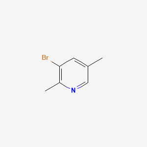3-Bromo-2,5-dimethylpyridine chemical structure (CAS 17117-19-0)