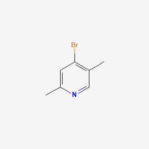 4-Bromo-2,5-dimethylpyridine chemical structure (CAS 17117-23-6)