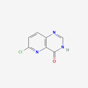6-Chloropyrido[3,2-d]pyrimidin-4(3H)-one chemical structure (CAS 171178-33-9)