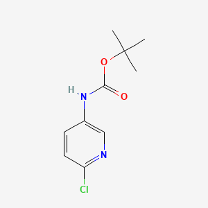 tert-Butyl (6-chloropyridin-3-yl)carbamate chemical structure (CAS 171178-45-3)
