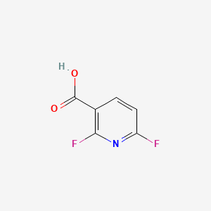2,6-Difluoropyridine-3-carboxylic acid chemical structure (CAS 171178-50-0)