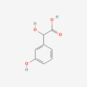 2-Hydroxy-2-(3-hydroxyphenyl)acetic acid chemical structure (CAS 17119-15-2)