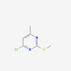 4-Chloro-6-methyl-2-(methylthio)pyrimidine chemical structure (CAS 17119-73-2)