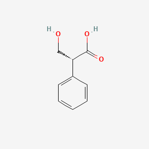 (R)-3-Hydroxy-2-phenylpropanoic acid chemical structure (CAS 17126-67-9)