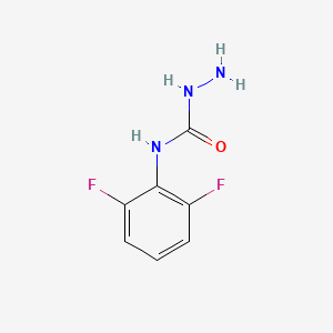 N-(2,6-Difluorophenyl)hydrazinecarboxamide chemical structure (CAS 171277-87-5)