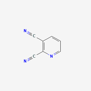 Pyridine-2,3-dicarbonitrile chemical structure (CAS 17132-78-4)
