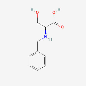 L-N-Benzylserine chemical structure (CAS 17136-45-7)