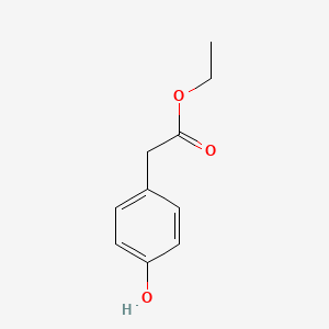 Ethyl 2-(4-hydroxyphenyl)acetate chemical structure (CAS 17138-28-2)