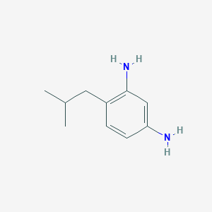 4-Isobutylbenzene-1,3-diamine chemical structure (CAS 17139-63-8)