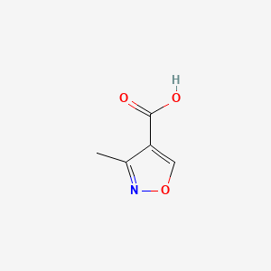 3-Methylisoxazole-4-carboxylic acid chemical structure (CAS 17153-20-7)