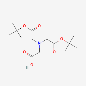 2-(Bis(2-(tert-butoxy)-2-oxoethyl)amino)acetic acid chemical structure (CAS 171557-31-6)