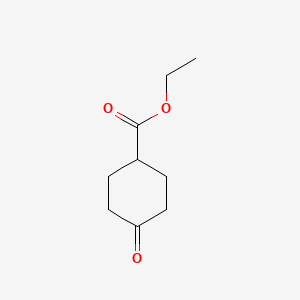 Ethyl 4-oxocyclohexanecarboxylate chemical structure (CAS 17159-79-4)