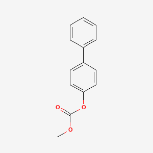 [1,1'-Biphenyl]-4-yl methyl carbonate chemical structure (CAS 17175-08-5)