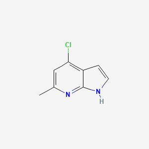 4-Chloro-6-methyl-7-azaindole chemical structure (CAS 171879-99-5)