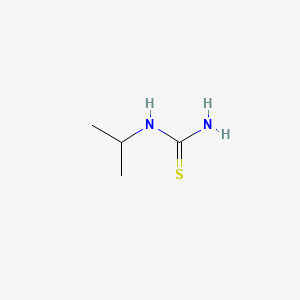 1-Isopropylthiourea chemical structure (CAS 1719-76-2)