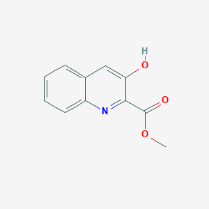 Methyl 3-hydroxyquinoline-2-carboxylate chemical structure (CAS 171917-61-6)
