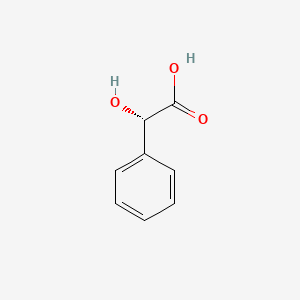 (S)-2-Hydroxy-2-phenylacetic acid chemical structure (CAS 17199-29-0)