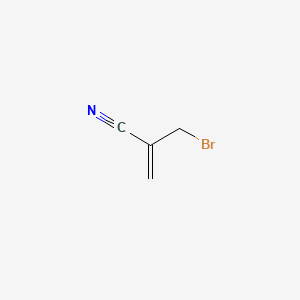 2-(Bromomethyl)acrylonitrile chemical structure (CAS 17200-53-2)