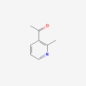 1-(2-Methylpyridin-3-yl)ethanone chemical structure (CAS 1721-12-6)