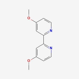 4,4'-Dimethoxy-2,2'-bipyridine chemical structure (CAS 17217-57-1)