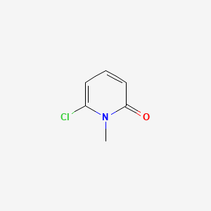 6-Chloro-1-methylpyridin-2(1H)-one chemical structure (CAS 17228-63-6)
