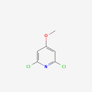 2,6-Dichloro-4-methoxypyridine chemical structure (CAS 17228-75-0)