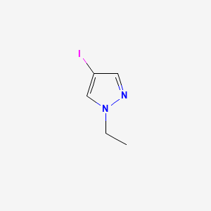 1-Ethyl-4-iodo-1H-pyrazole chemical structure (CAS 172282-34-7)
