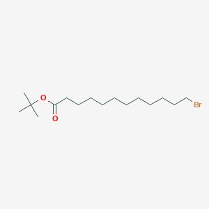 tert-Butyl 12-bromododecanoate chemical structure (CAS 172304-05-1)