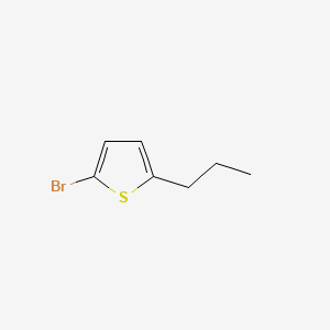 2-Bromo-5-propylthiophene chemical structure (CAS 172319-75-4)