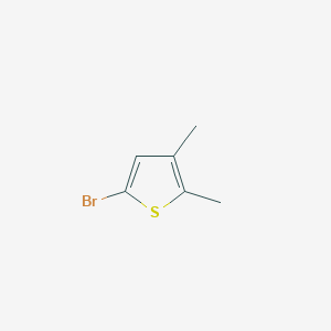 5-Bromo-2,3-dimethylthiophene chemical structure (CAS 172319-78-7)