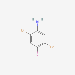 2,5-Dibromo-4-fluoroaniline chemical structure (CAS 172377-05-8)
