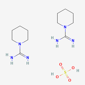 Piperidine-1-carboximidamide hemisulfate chemical structure (CAS 17238-53-8)
