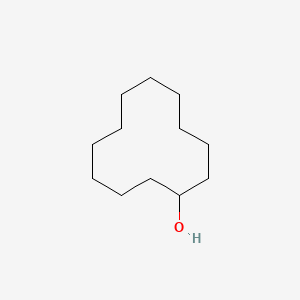 Cyclododecanol chemical structure (CAS 1724-39-6)