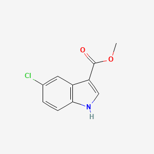 Methyl 5-chloro-1H-indole-3-carboxylate chemical structure (CAS 172595-67-4)