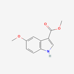 Methyl 5-methoxy-1H-indole-3-carboxylate chemical structure (CAS 172595-68-5)