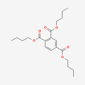 Tributyl benzene-1,2,4-tricarboxylate chemical structure (CAS 1726-23-4)