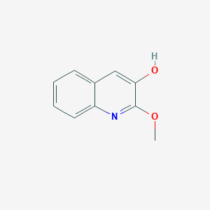 2-MEthoxyquinolin-3-ol chemical structure (CAS 172605-00-4)