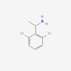 1-(2,6-Dichlorophenyl)ethanamine chemical structure (CAS 172699-35-3)