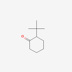 2-(tert-Butyl)cyclohexanone chemical structure (CAS 1728-46-7)
